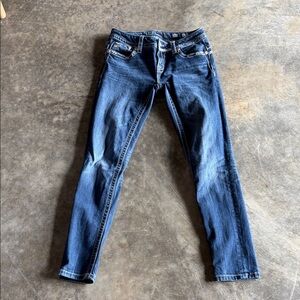 Miss Me Dark Blue Skinny Jeans